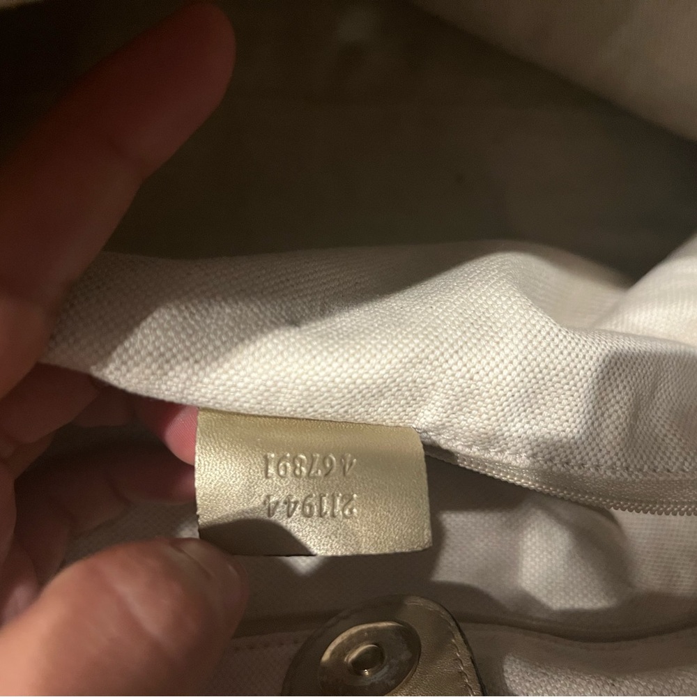 Gucci Beige Brown Monogram Tote with Gold Accent Charm - Picture 2 of 13